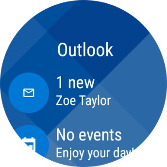 Press the email icon.