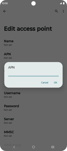 Key in everywhere and press OK.