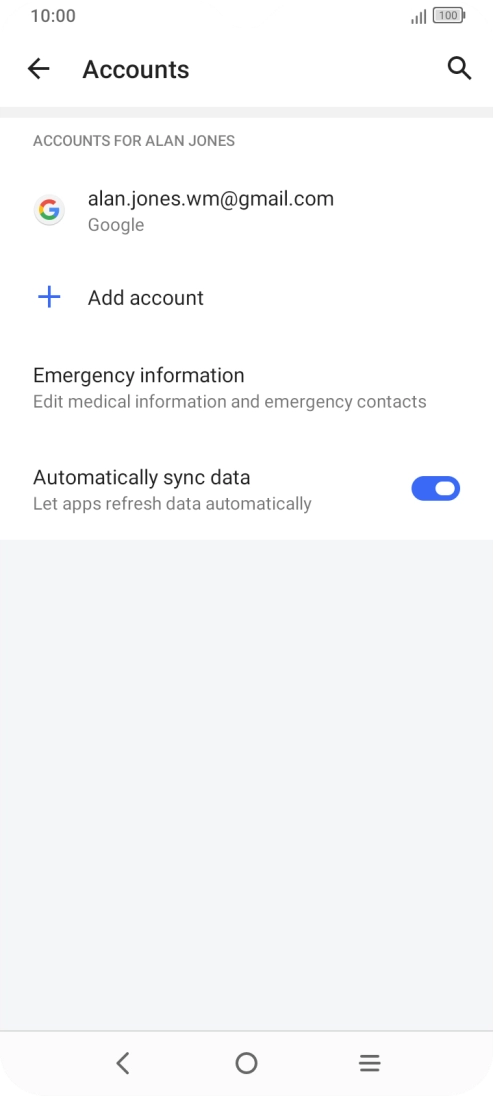 Press the Home key to return to the home screen.