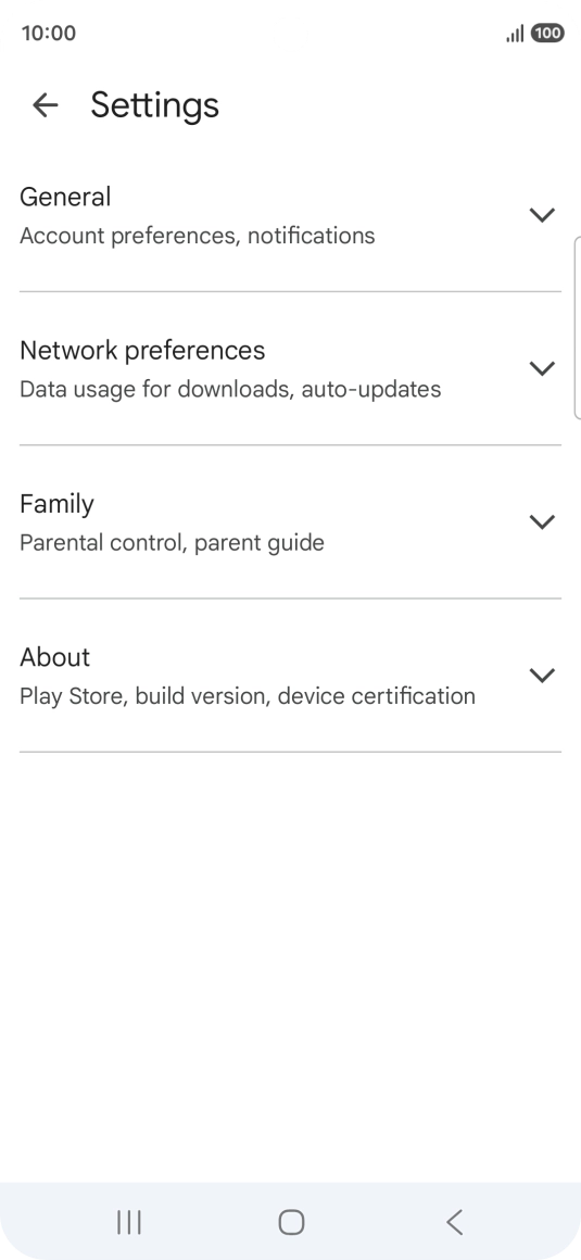 Press Network preferences.