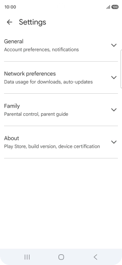 Press Network preferences.