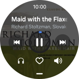 Press arrow right to go to the next audio file.