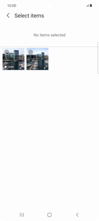 Press the required picture.