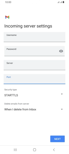 Press the drop down list below 