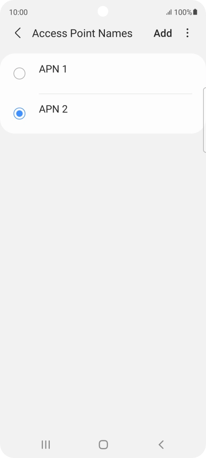 Press the Home key to return to the home screen.
