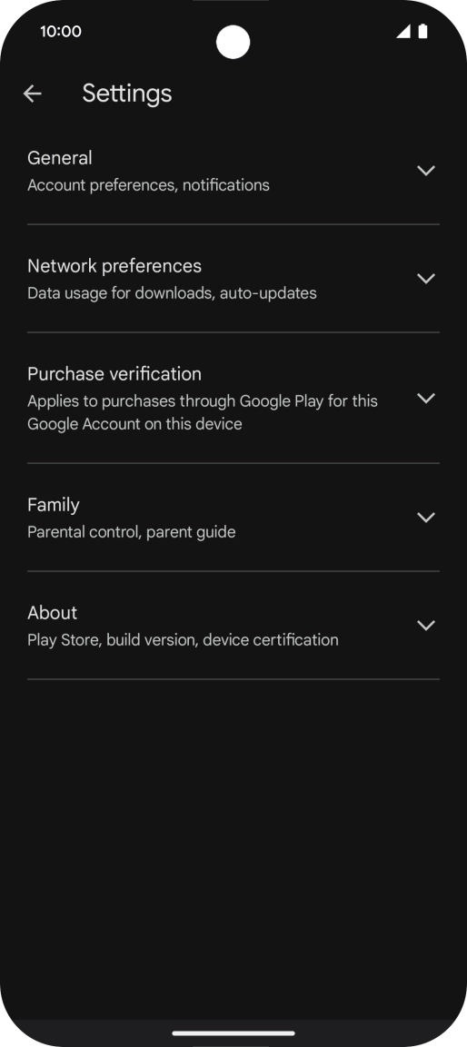 Press Network preferences.