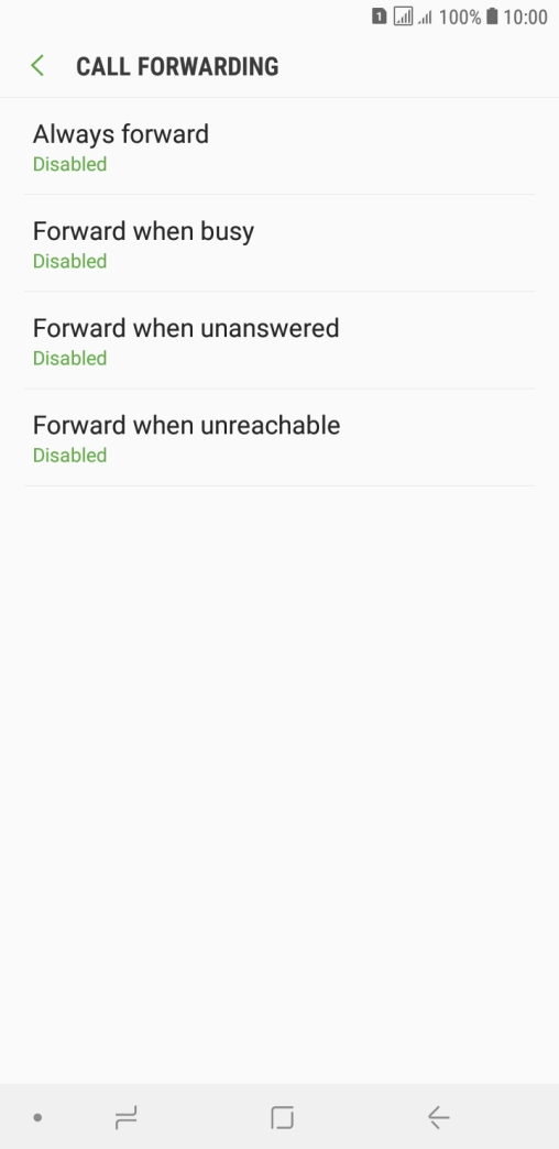 Press the Home key to return to the home screen.