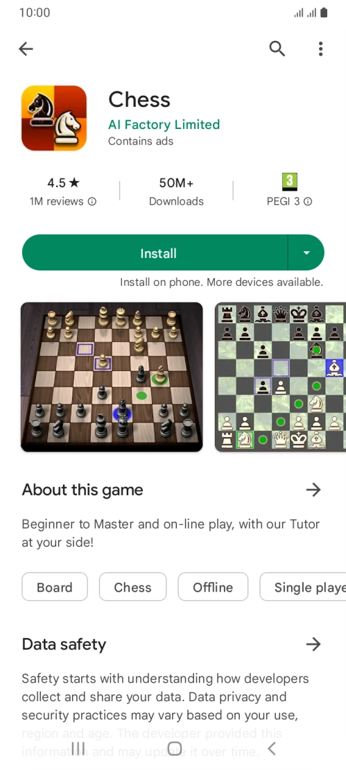 Press the Home key to return to the home screen.