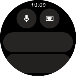 Press the microphone icon and say the required destination.