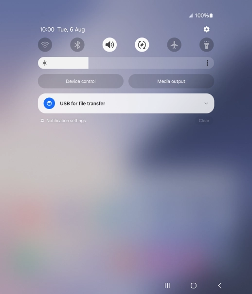 Press the drop down list.