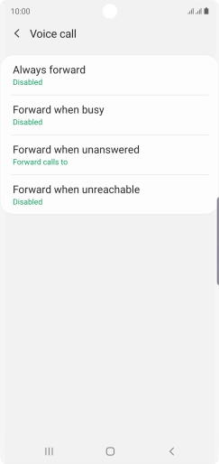 Press the Home key to return to the home screen.