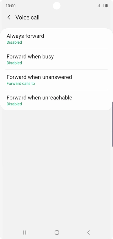 Press the Home key to return to the home screen.