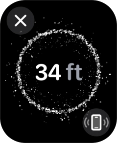 Follow the instructions on the screen to find your phone.