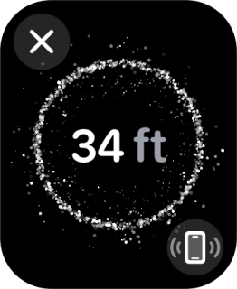 Follow the instructions on the screen to find your phone.