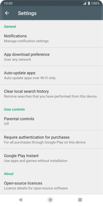 Press Auto-update apps.