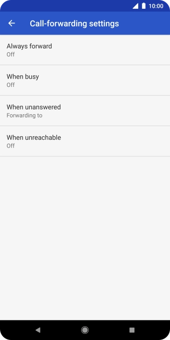 Press the Home key to return to the home screen.