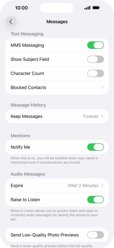 Slide your finger upwards starting from the bottom of the screen to return to the home screen.