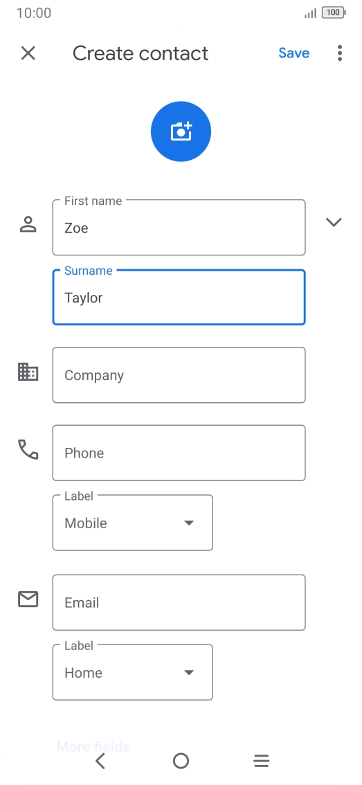 Press Phone and key in the required phone number.
