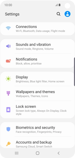Press Accounts and backup.