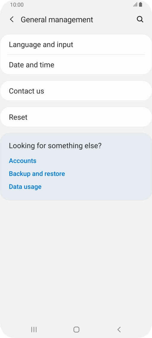 Press Date and time.