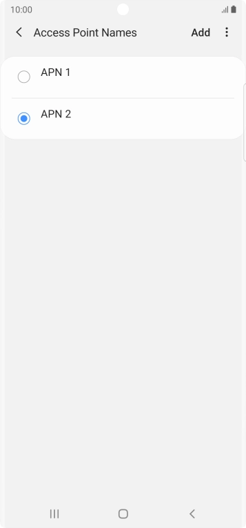 Press the Home key to return to the home screen.