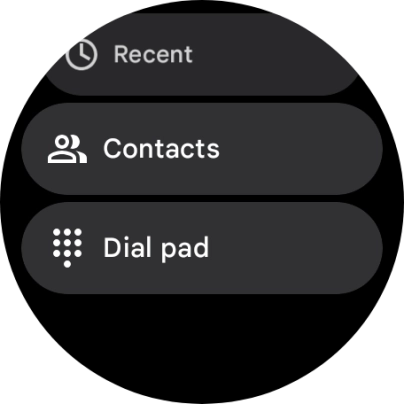 Press Dial pad and key in the required number.