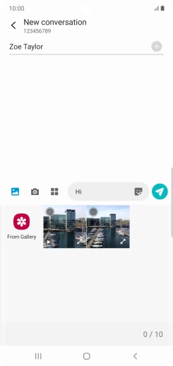 Press From Gallery and go to the required folder.
