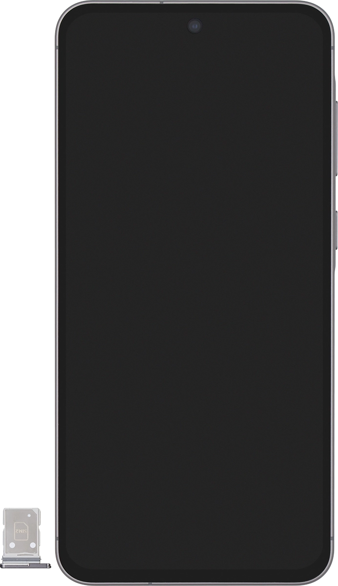 Turn your SIM as illustrated in the second SIM holder and place it in the SIM holder.