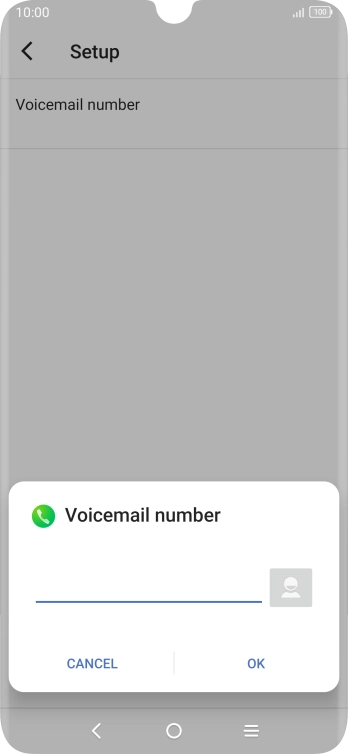 Key in +447953222222 and press OK.