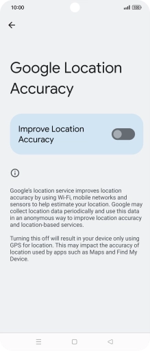 If you press the indicator next to 