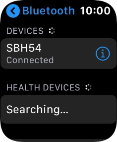 Press the Digital Crown to return to the home screen.