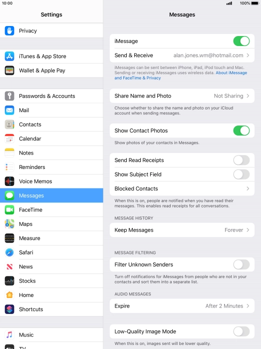 Press the Home key to return to the home screen.