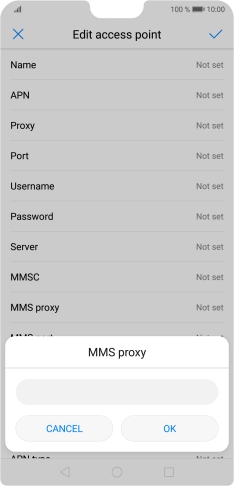 Key in 149.254.201.135 and press OK.