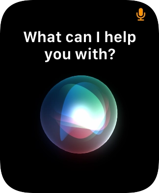 Say, in your own words, what you would like your Apple Watch to do.