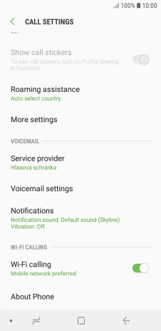 Press the Home key to return to the home screen.