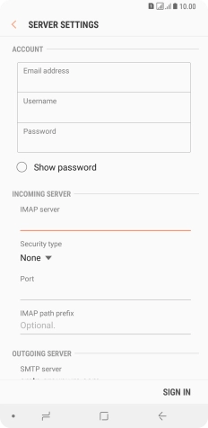 Press the drop down list below 