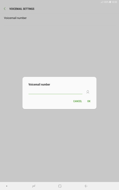 Key in +447953222222 and press OK.