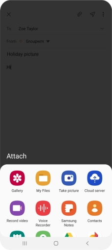 Press My Files and go to the required folder.