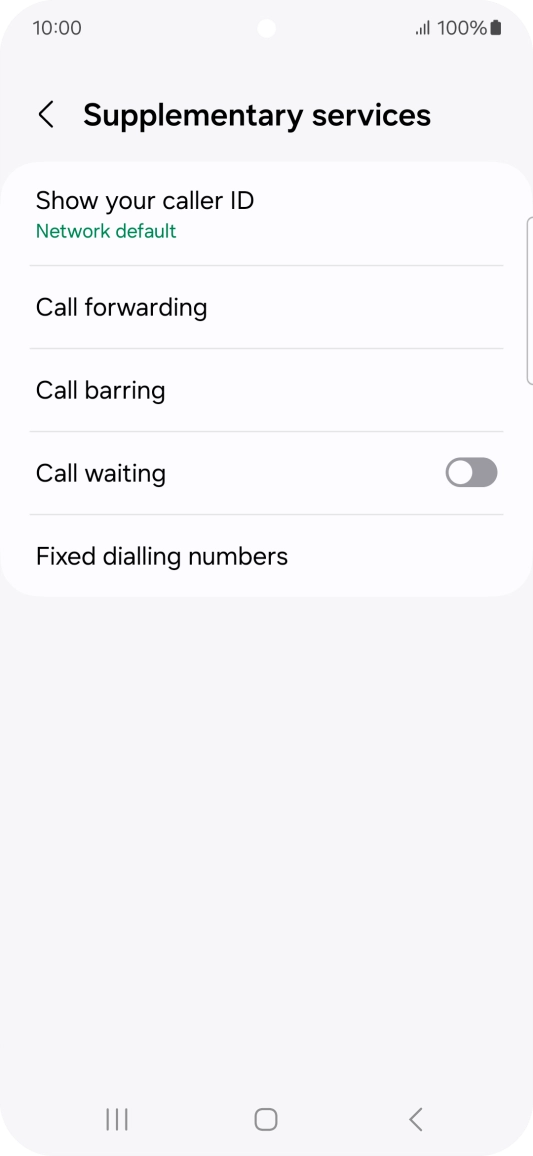 Press Fixed dialling numbers.