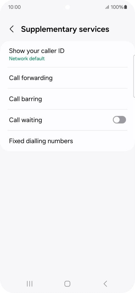 Press Fixed dialling numbers.