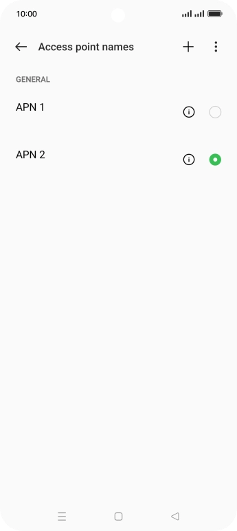 Press the Home key to return to the home screen.
