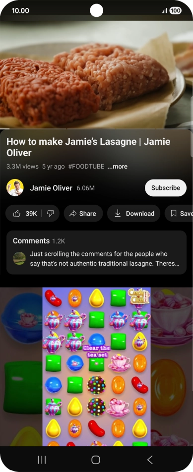 Press and hold the Home key to activate Gemini.