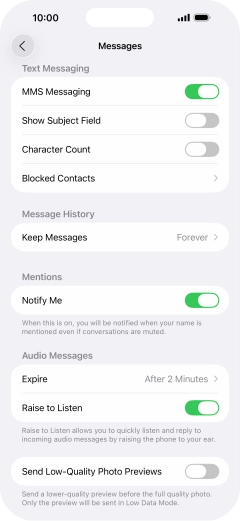 Slide your finger upwards starting from the bottom of the screen to return to the home screen.