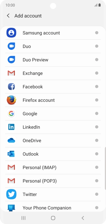 Press Personal (POP3).