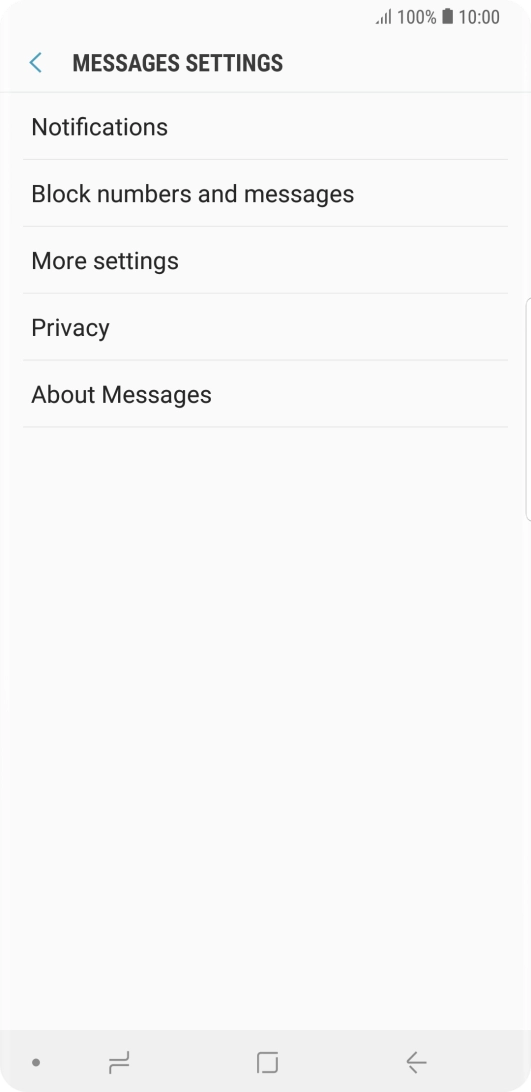 Press More settings.