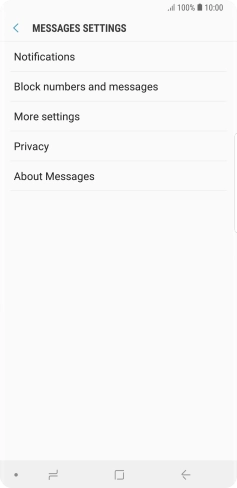 Press More settings.