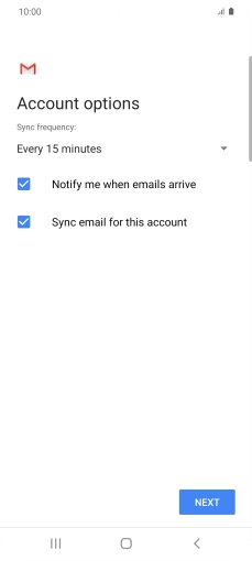 Press the drop down list below 