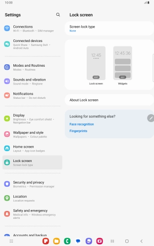 Press the Home key to return to the home screen.