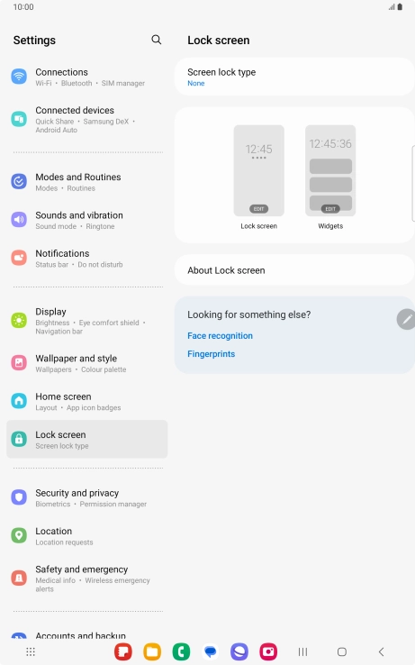 Press the Home key to return to the home screen.