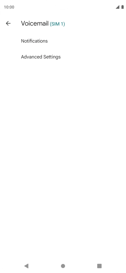 Press Advanced Settings.